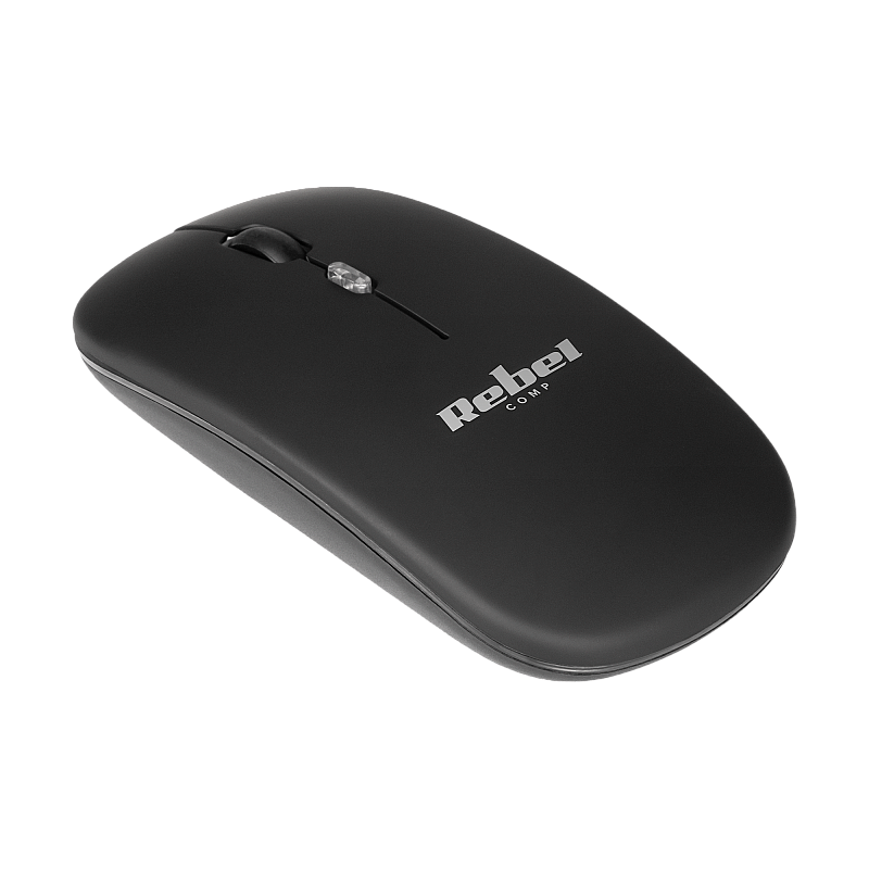 Μαύρο ασύρματο ποντίκι Rebel WM210