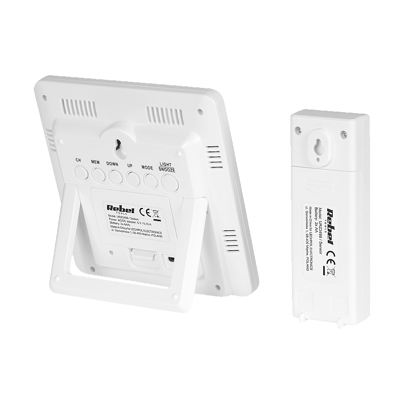 Ασύρματος μετεωρολογικός σταθμός με εξωτερικό αισθητήρα (έγχρωμη οθόνη)