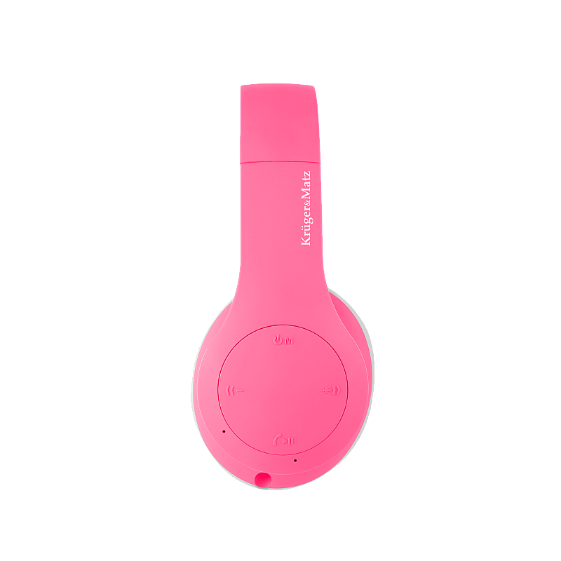 Παιδικά ασύρματα ακουστικά on-ear Kruger&Matz, μοντέλο Street Kids, ροζ