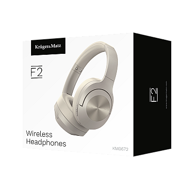Ασύρματα ακουστικά στο αυτί Kruger&Matz F2, γκρι