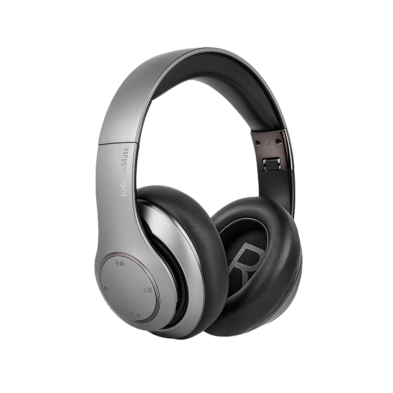 Ασύρματα ακουστικά on-ear Kruger&Matz model Street 3 Wireless, χρώματος γραφίτη