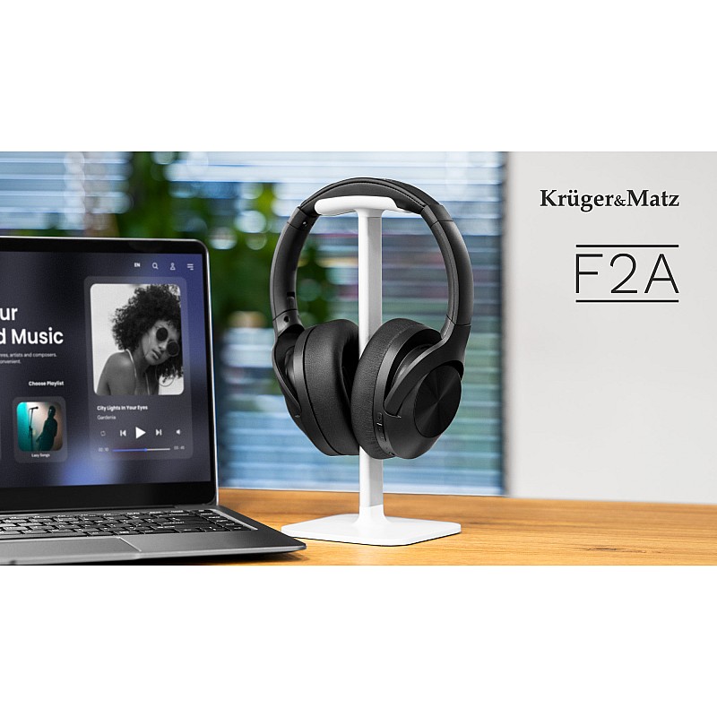 Kruger&Matz F2A ασύρματα ακουστικά on-ear με ANC