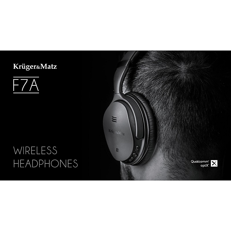 Kruger&Matz F7A ασύρματα ακουστικά on-ear με ANC