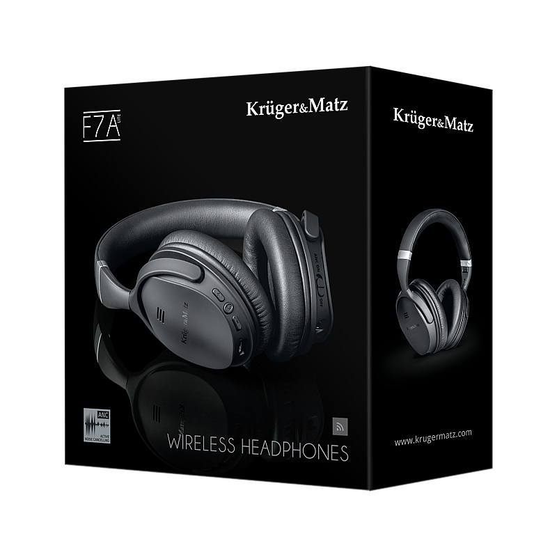 Kruger&Matz F7A Lite ασύρματα ακουστικά on-ear με ANC