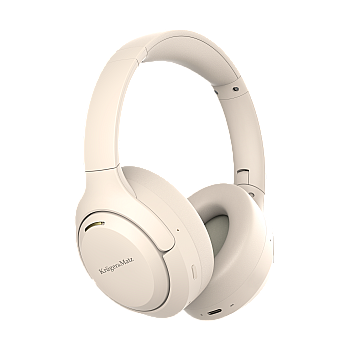 Ασύρματα ακουστικά Kruger&Matz F8A On-Ear με ANC, μπεζ