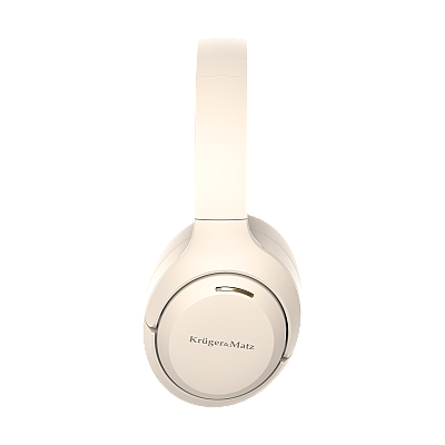 Ασύρματα ακουστικά Kruger&Matz F8A On-Ear με ANC, μπεζ