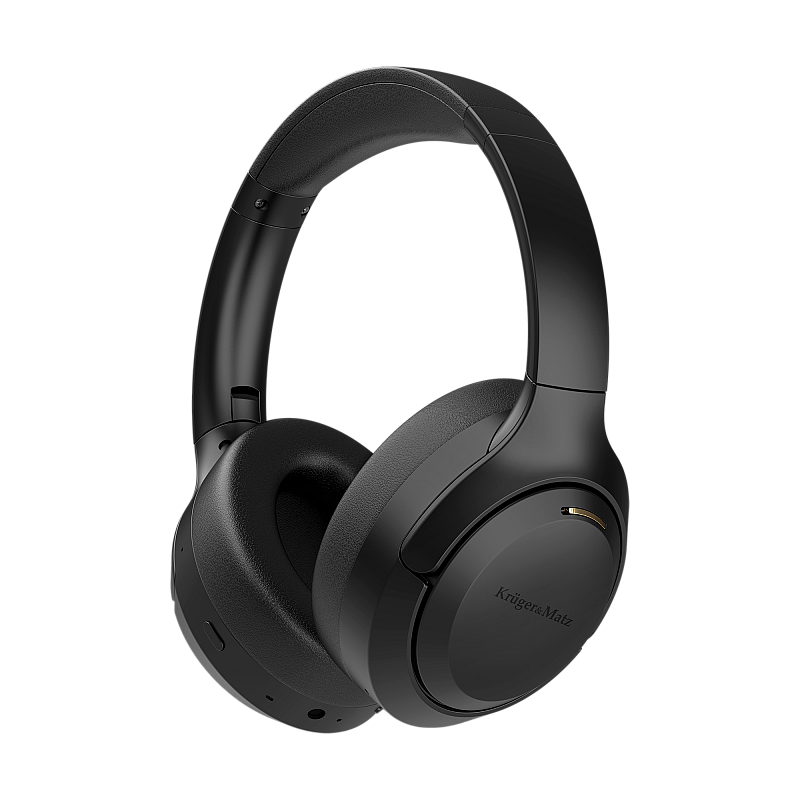 Ασύρματα ακουστικά Kruger&Matz F8A On-Ear με ANC, μαύρα