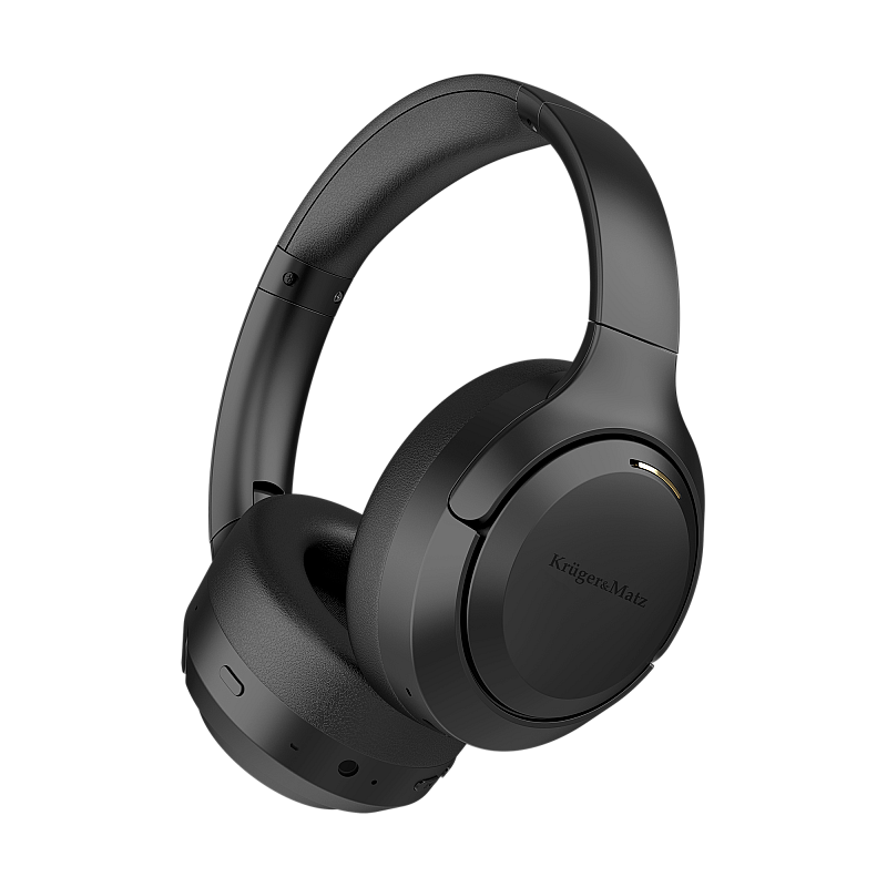 Ασύρματα ακουστικά Kruger&Matz F8A On-Ear με ANC, μαύρα