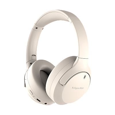 Ασύρματα ακουστικά Kruger&Matz Street 4 με ANC, μπεζ