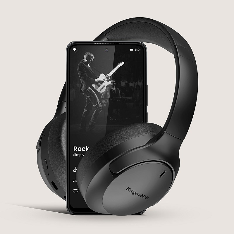 Ασύρματα ακουστικά Kruger&Matz Street 4 με ANC, μπεζ