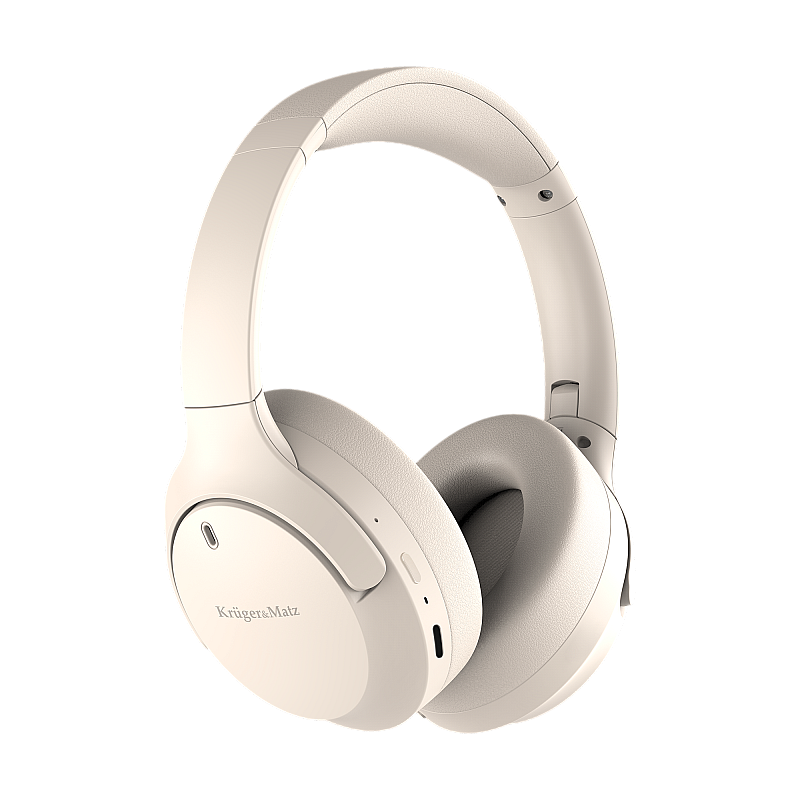 Ασύρματα ακουστικά Kruger&Matz Street 4 με ANC, μπεζ