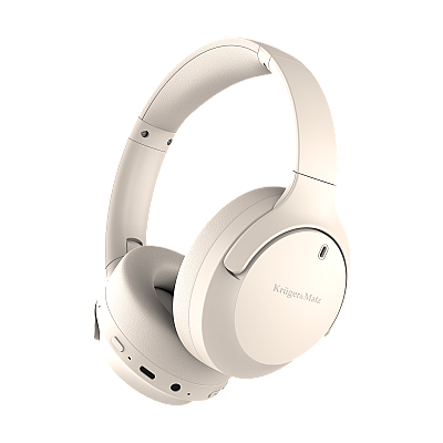 Ασύρματα ακουστικά Kruger&Matz Street 4 με ANC, μπεζ
