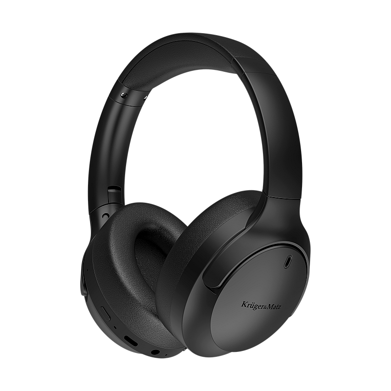 Ασύρματα ακουστικά Kruger&Matz Street 4 On-Ear με ANC, μαύρα
