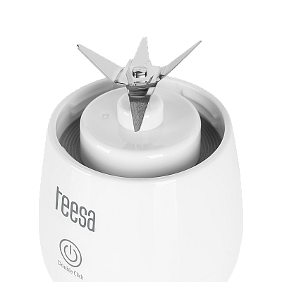 Μπλέντερ μπαταρίας, γυάλινο κύπελλο, 450ml, 100W, 6 μαχαίρια