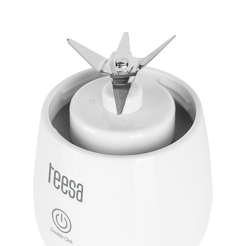 Μπλέντερ μπαταρίας, γυάλινο κύπελλο, 450ml, 100W, 6 μαχαίρια