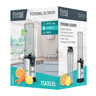 Προσωπικό μπλέντερ με δύο φλιτζάνια