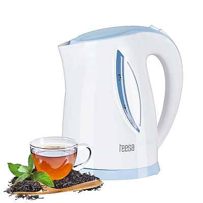 Ηλεκτρικός βραστήρας TEESA, 2200 W, λευκό, 1,7L