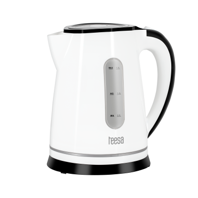 Ηλεκτρικός βραστήρας TEESA, 2200 W, λευκός, 1,8L