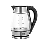 Ηλεκτρικός βραστήρας TEESA, γυαλί + inox, 2000 W, μαύρο, 1,7 L