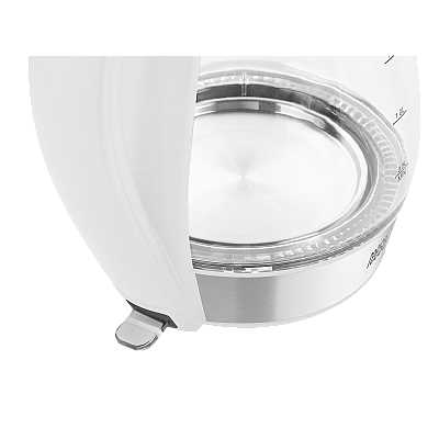 Ηλεκτρικός βραστήρας TEESA, γυαλί + inox, 2200 W, λευκό, 1,7 L Ηλεκτρικός βραστήρας TEESA, γυαλί + inox, 2200 W, λευκό, 1,7 L