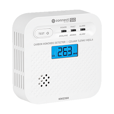 Ανιχνευτής μονοξειδίου του άνθρακα Kruger&Matz Connect S10 Tuya PN-EN50921