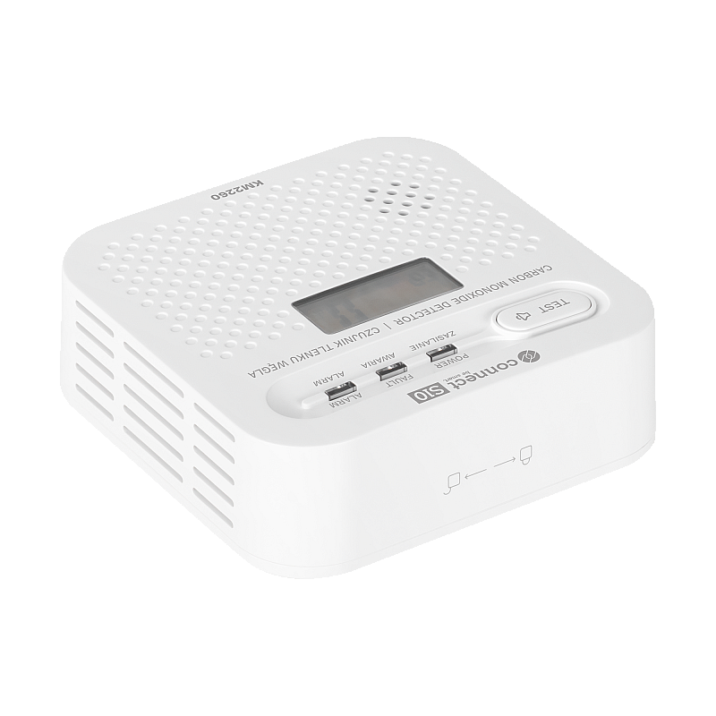 Ανιχνευτής μονοξειδίου του άνθρακα Kruger&Matz Connect S10 Tuya PN-EN50921