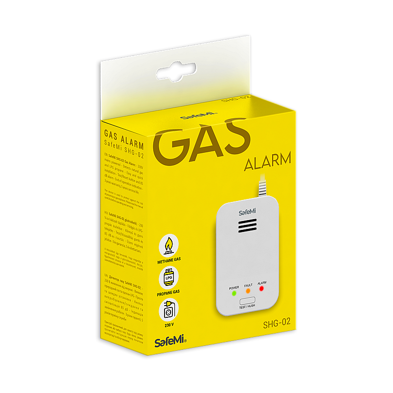 Αισθητήρας αερίου SafeMi SHG-02
