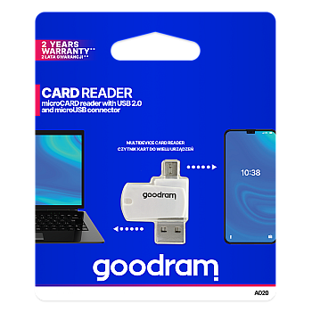 Αναγνώστης καρτών Goodram MicroSD OTG