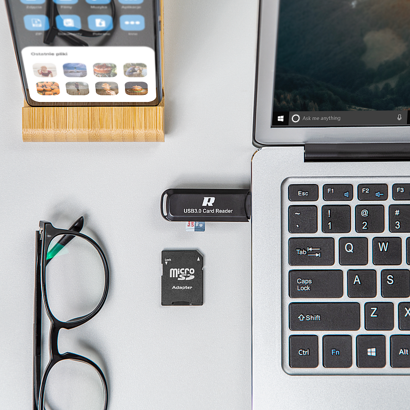 Αναγνώστης καρτών μνήμης USB 3.0 r61 REBEL