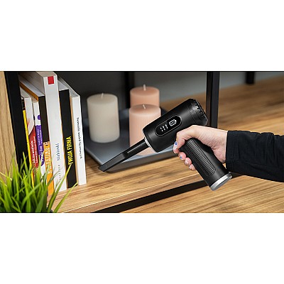 Φυσητήρας, συμπιεστής, 3 επίπεδα, φακός, 75W, 5 άκρες, μπαταρία 6000 mAh, TEESA