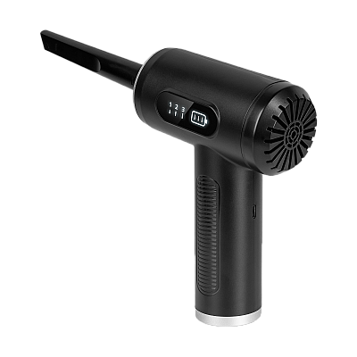 Φυσητήρας, συμπιεστής, 3 επίπεδα, φακός, 75W, 5 άκρες, μπαταρία 6000 mAh, TEESA