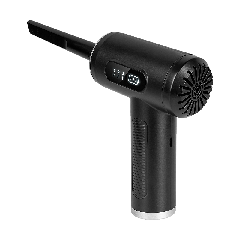 Φυσητήρας, συμπιεστής, 3 επίπεδα, φακός, 75W, 5 άκρες, μπαταρία 6000 mAh, TEESA