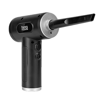 Φυσητήρας, συμπιεστής, 3 επίπεδα, φακός, 75W, 5 άκρες, μπαταρία 6000 mAh, TEESA