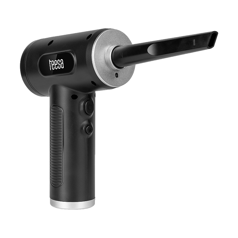 Φυσητήρας, συμπιεστής, 3 επίπεδα, φακός, 75W, 5 άκρες, μπαταρία 6000 mAh, TEESA
