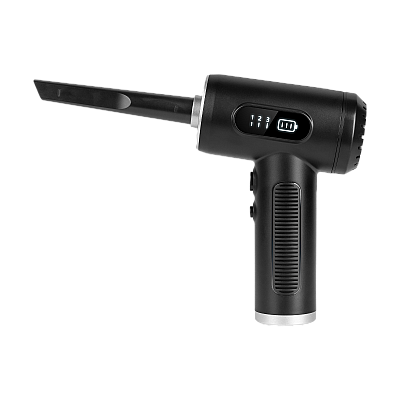 Φυσητήρας, συμπιεστής, 3 επίπεδα, φακός, 75W, 5 άκρες, μπαταρία 6000 mAh, TEESA