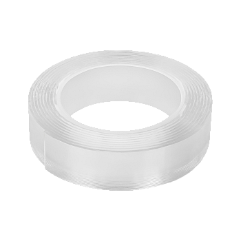 REBEL διπλής όψης επαναχρησιμοποιούμενη νανο ταινία στήριξης (2 mm x 30 mm x 3 m) διαφανής