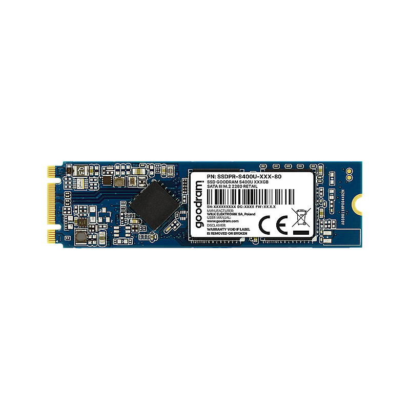 Goodram 120 GB S400U SATA III M.2 2280 SSD Goodram 120 GB S400U SATA III M.2 2280 SSD