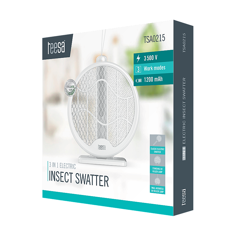 Ηλεκτρικό εντομοκτόνο/φωτιστικό αναδιπλούμενο 3 σε 1 TEESA