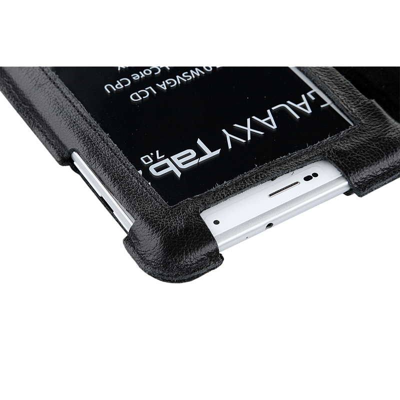 Μαύρη θήκη αφιερωμένη στο Samsung Galaxy Tab P3100 (φυσικό δέρμα) Μαύρη θήκη αφιερωμένη στο Samsung Galaxy Tab P3100 (φυσικό δέρμα)