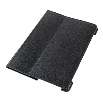 Μαύρη θήκη αφιερωμένη στο Samsung Galaxy Tab P5100 (φυσικό δέρμα)