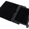 Μαύρη θήκη αφιερωμένη στο Samsung Galaxy Tab P5100 (φυσικό δέρμα)
