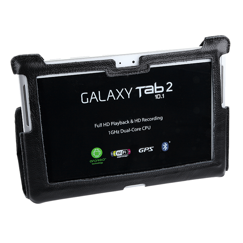 Μαύρη θήκη αφιερωμένη στο Samsung Galaxy Tab P5100 (φυσικό δέρμα) Μαύρη θήκη αφιερωμένη στο Samsung Galaxy Tab P5100 (φυσικό δέρμα)