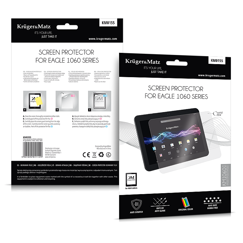 Προστατευτικό φύλλο HQ για ταμπλέτες Kruger&Matz 1060 1064 1065