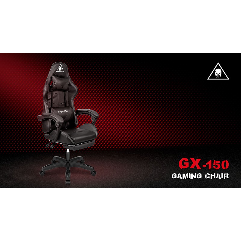 Kruger&Matz GX-150 gaming καρέκλα Μαύρο και γκρι Kruger&Matz GX-150 gaming καρέκλα Μαύρο και γκρι