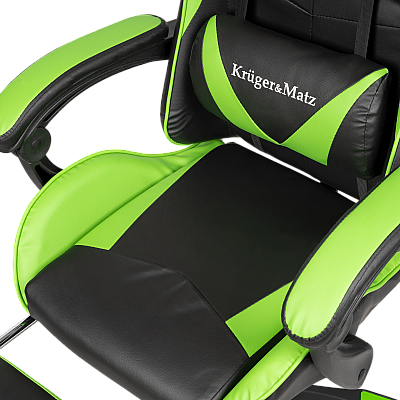 Kruger&Matz GX-150 gaming καρέκλα Μαύρο και πράσινο Kruger&Matz GX-150 gaming καρέκλα Μαύρο και πράσινο
