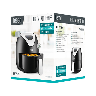 AirFryer TEESA ΨΗΦΙΑΚΗ ΦΡΙΤΕΖΑ ΑΕΡΑ 1,8L AirFryer TEESA ΨΗΦΙΑΚΗ ΦΡΙΤΕΖΑ ΑΕΡΑ 1,8L