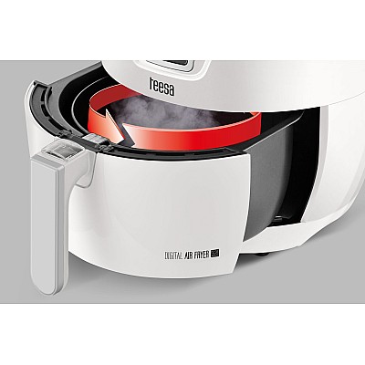 AirFryer TEESA ΨΗΦΙΑΚΗ ΦΡΙΤΕΖΑ ΑΕΡΑ 3,2L ΛΕΥΚΗ AirFryer TEESA ΨΗΦΙΑΚΗ ΦΡΙΤΕΖΑ ΑΕΡΑ 3,2L ΛΕΥΚΗ