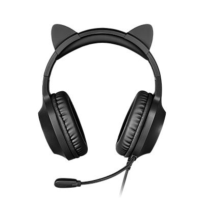 Kruger&Matz Gamer Kids on-ear gaming ακουστικά για παιδιά, μαύρα