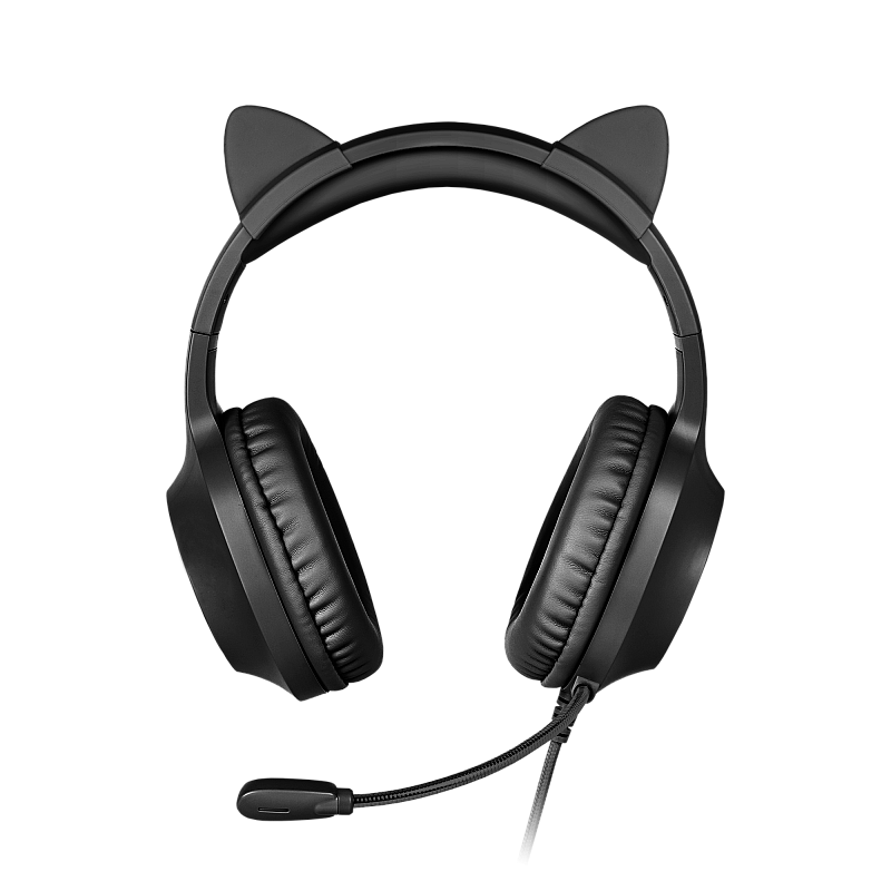 Kruger&Matz Gamer Kids on-ear gaming ακουστικά για παιδιά, μαύρα