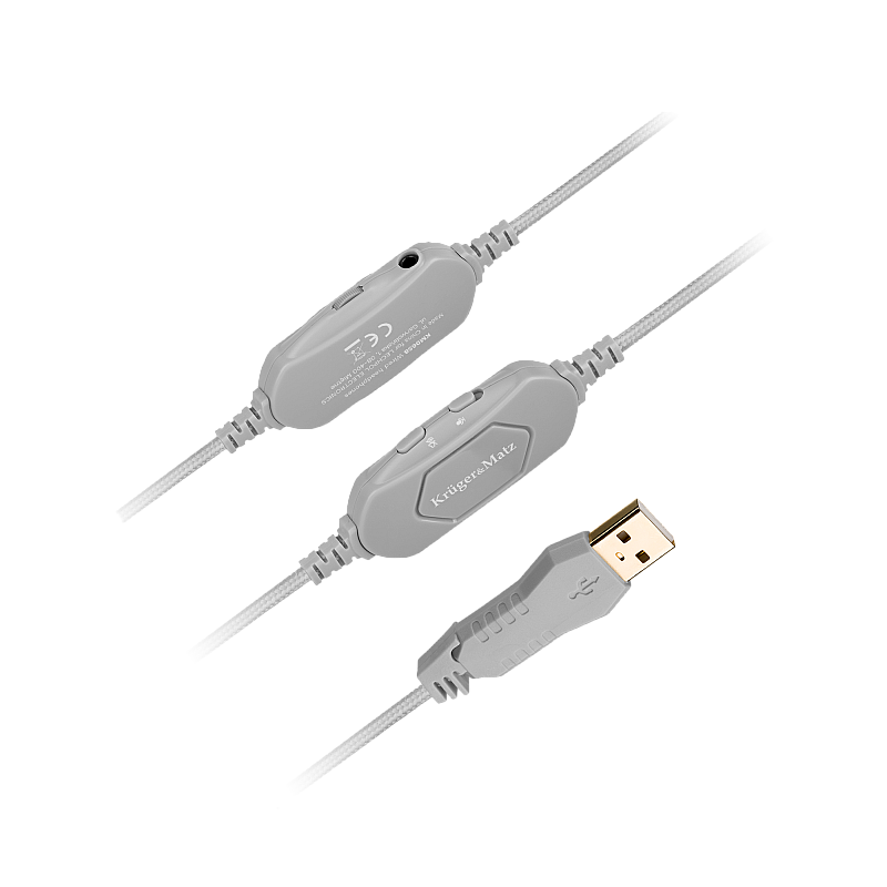 Kruger&Matz Gamer Kids gaming ακουστικά για παιδιά, ροζ